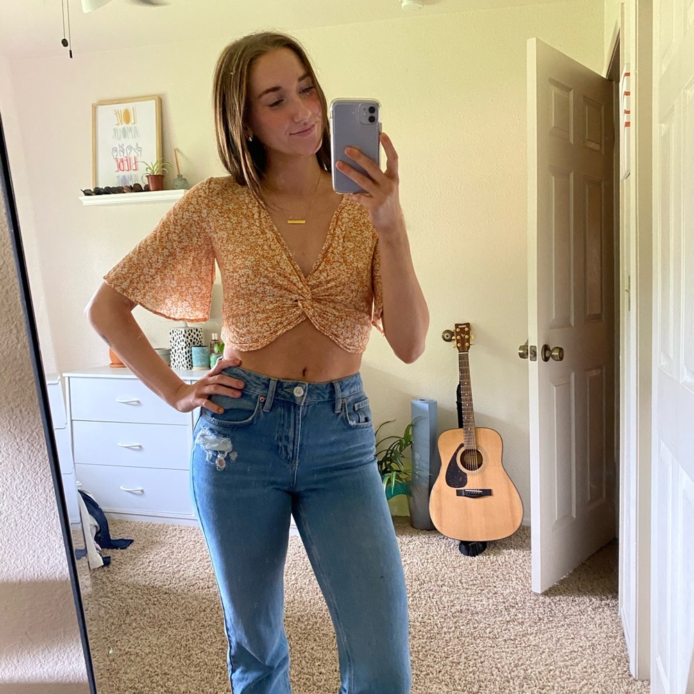 Sage the Label Twisted top